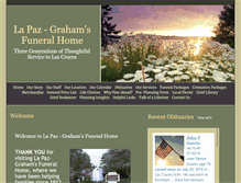 Tablet Screenshot of lapaz-grahams.com